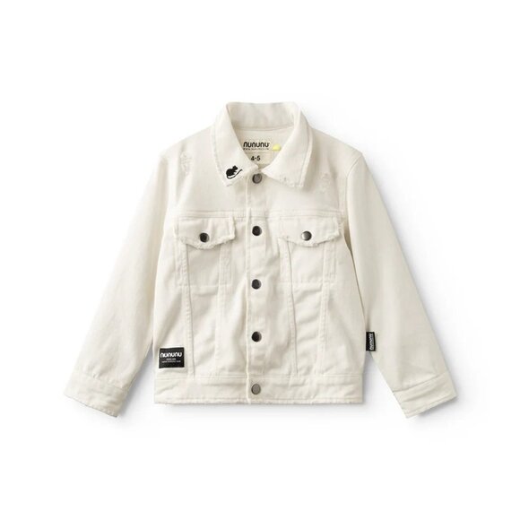 Nununu Cool Cat Jacket in White - Picture 1 of 6
